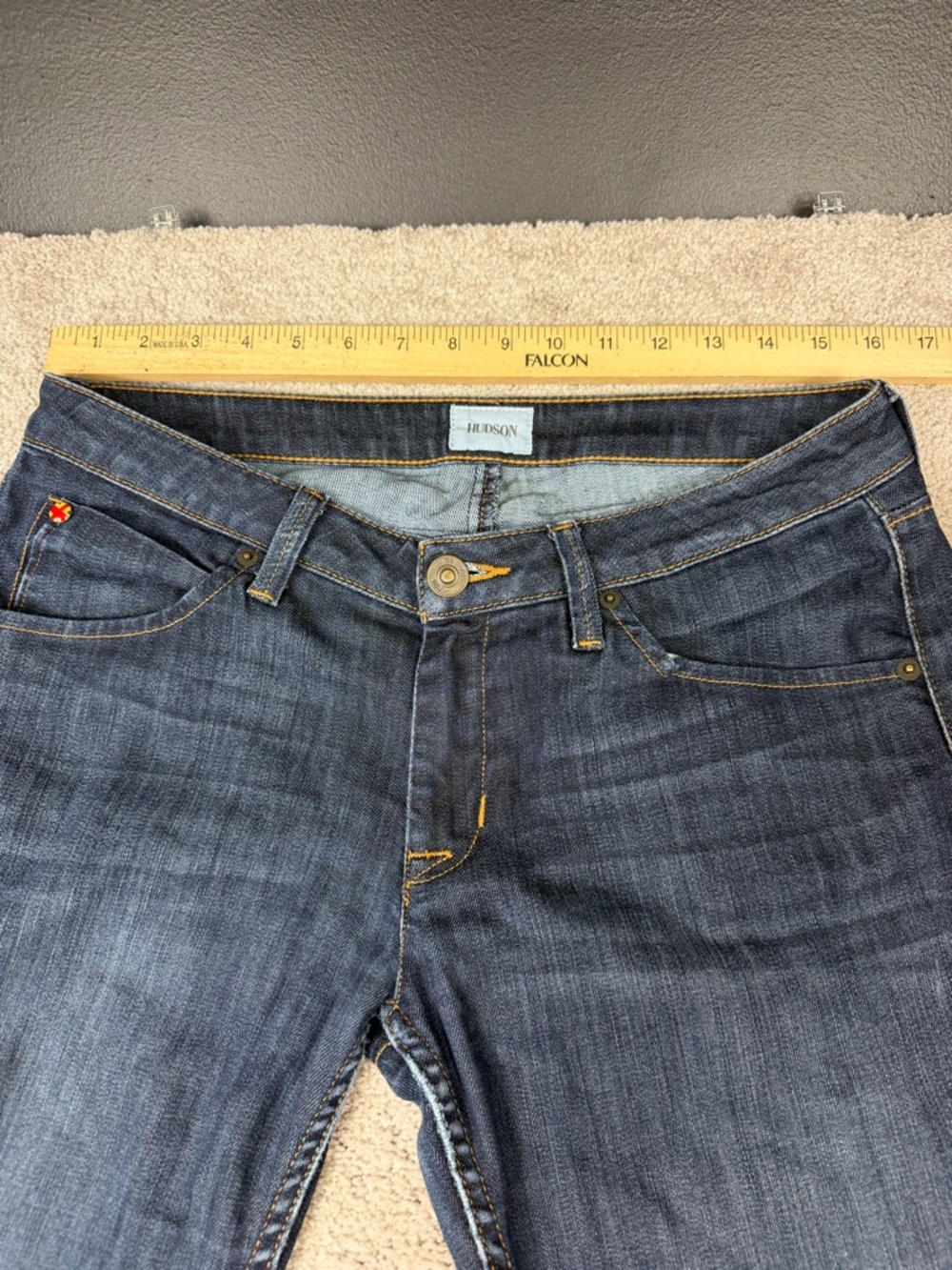 Hudson Jeans Women’s Size 29  Bacara Straight Flood Cuff Excellent - Picture 7 of 10